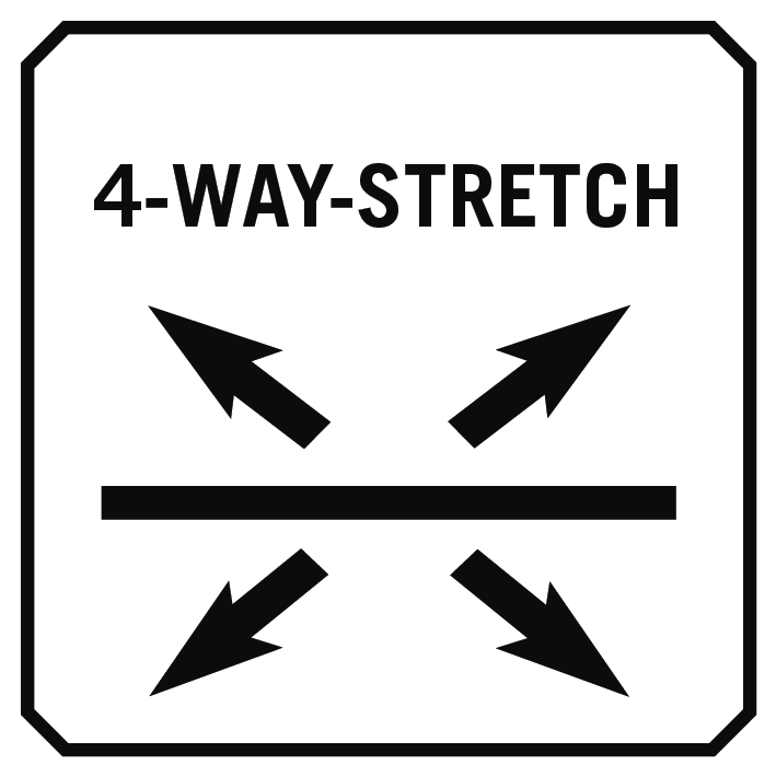  materiał rozciągliwy w 4 kierunkach (włącz proszę wyświetlanie obrazków w przeglądarce)