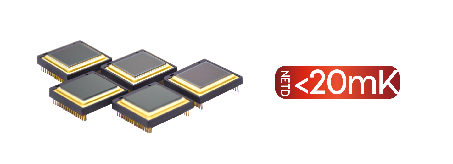 Opracowany przez Infiray czujnik 384*288@12μm z NETD＜20mK (włącz wyświetlanie obrazków w przeglądarce)